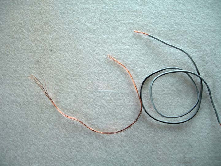 Thin copper wire